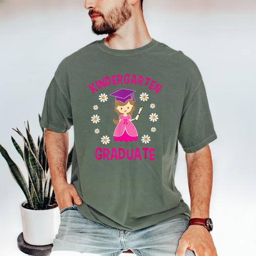 Graduation Kindergarten Last Day Of School Shirt Girls Men's Comfort Colors T-Shirt - Best Gift Smart