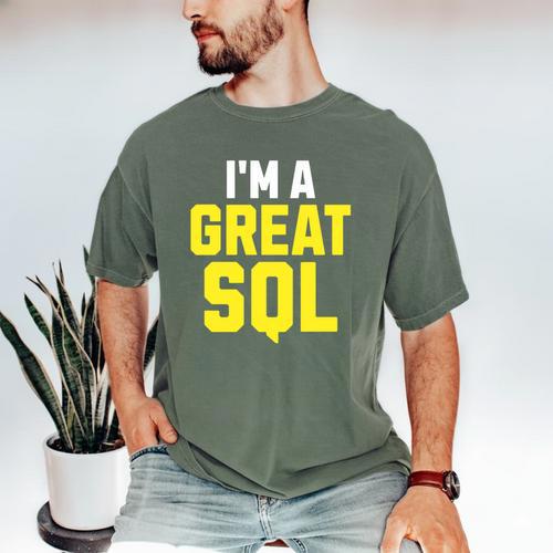 I'm A Great SQL Introvert Saying Inbound Marketing Premium Tri-Blend Men's Comfort Colors T-Shirt - Raresse