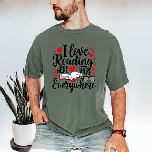 Its A Good Day To Read Book Across America Kids Men's Comfort Colors T-Shirt - Bookorys