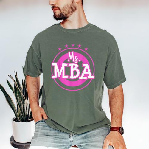 MBA Graduation Masters Business Administration T-Shirt Men's Comfort Colors T-Shirt - Best Gift Smart