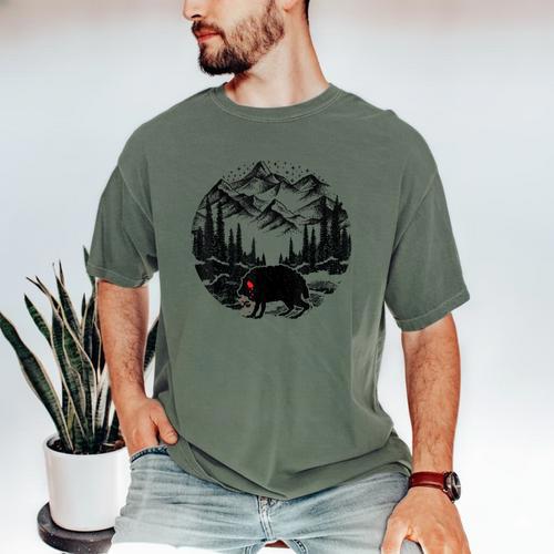 Monster Squonk In Forest Folklore Cryptid Introvert Men's Comfort Colors T-Shirt - Raresse