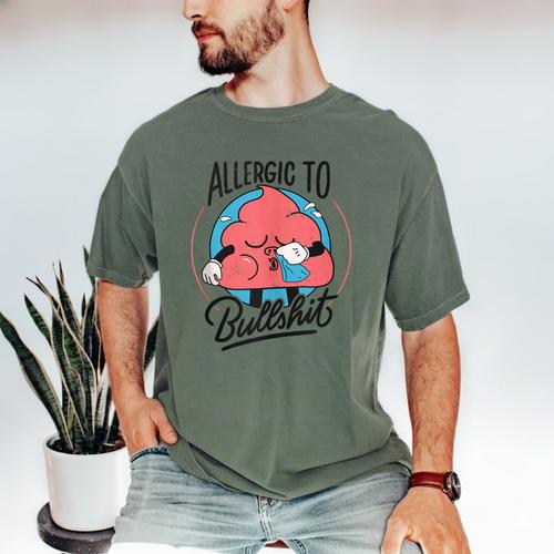 Retro Toon Introvert Sarcasm Anti-Social Nihilism Men's Comfort Colors T-Shirt - Raresse