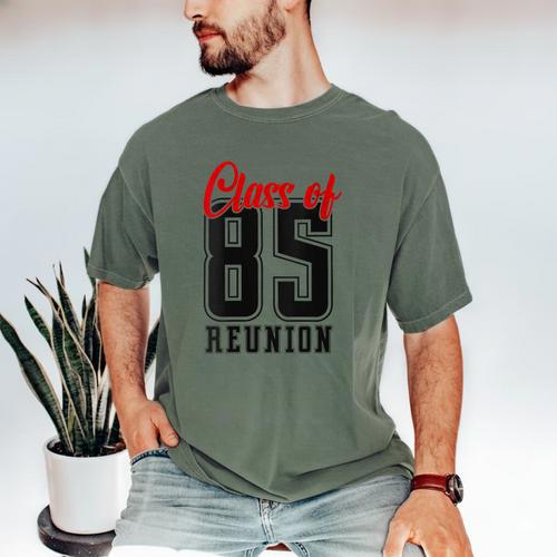 Reunion 1985 Matching Graduation High School Class Of 1985 Men's Comfort Colors T-Shirt - Best Gift Smart