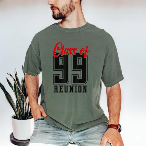 Reunion 1999 Matching Graduation High School Class Of 1999 Men's Comfort Colors T-Shirt - Best Gift Smart