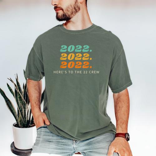 Senior 2022 Shirt Class Of 2022 Retro Graduation Grad Men's Comfort Colors T-Shirt - Best Gift Smart