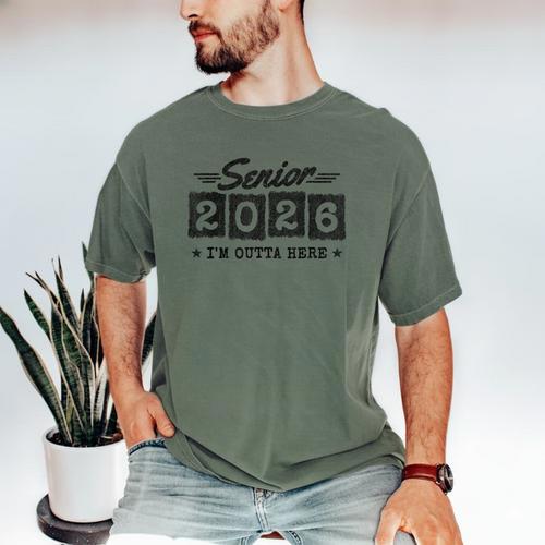 Senior Class Of 2026 Senior Graduation 2026 Senior 2026 Men's Comfort Colors T-Shirt - Best Gift Smart