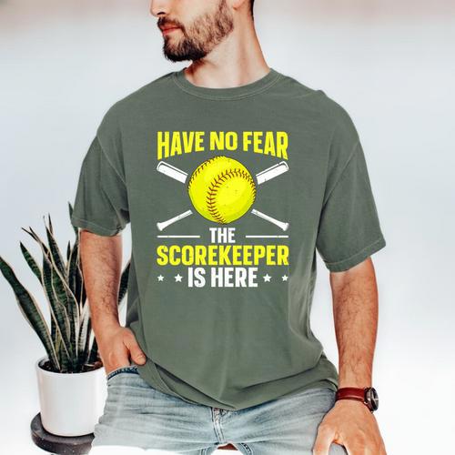 Softball Scorekeeper For a Score Book Keeper Premium Tri-Blend Men's Comfort Colors T-Shirt - Bookorys DE