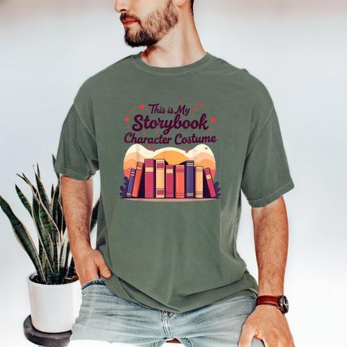 This Is My Storybook Character Costume Men's Comfort Colors T-Shirt - Bookorys