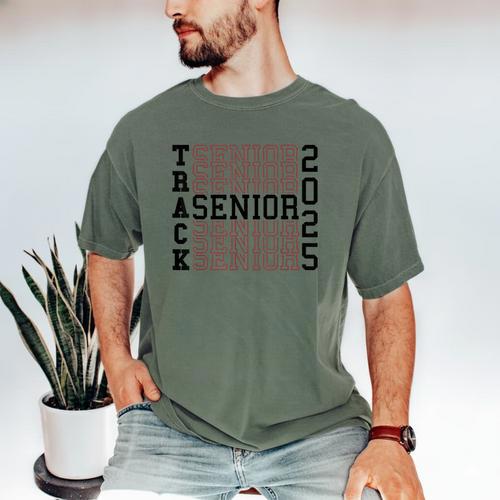 Track Senior Night Track Senior 2025 Graduation 60 Men's Comfort Colors T-Shirt - Best Gift Smart