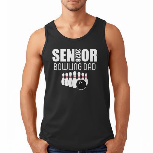 2026 Senior Bowling Dad Bowling Team Parent Helper Men Tank Top - Father's Day Fun