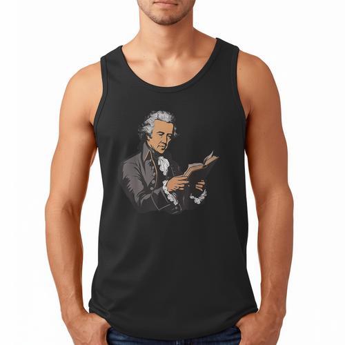 Alexander Hamilton Reading A Book Men Tank Top - Bookorys UK
