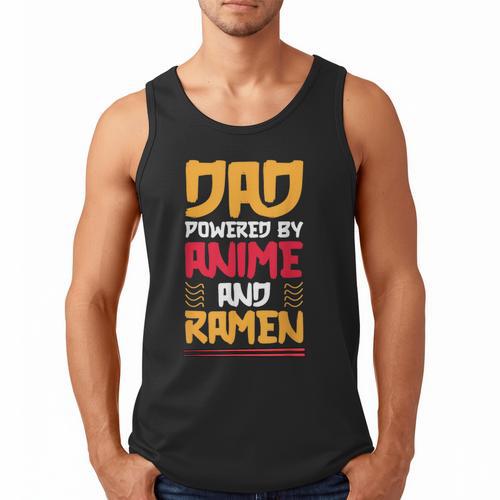 Anime Fathers Day Japanese Manga Otaku Kawaii Anime Dad Men Tank Top - Father's Day Fun