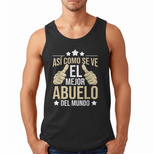 Así Como Se Ve El Mejor Abuelo Del Mundo Grandfather Dad Men Tank Top - Father's Day Fun