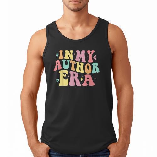 In My Author Era Writer Reading Writing Book Author Men Tank Top - Bookorys