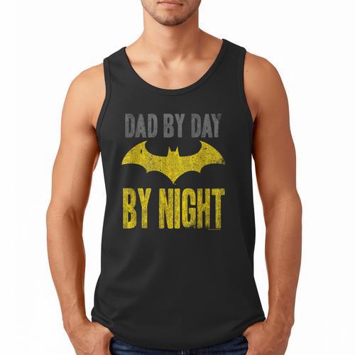 Batman Dad By Day Men Tank Top - Father's Day Fun