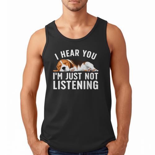 Beagle For Men Women Dad Mom Beagle Dog Lovers Men Tank Top - Father's Day Fun