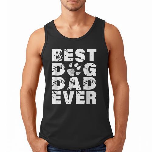 Best Dog Dad Ever Shirt Dog Father Men Women Girls Kids Men Tank Top - Father's Day Fun