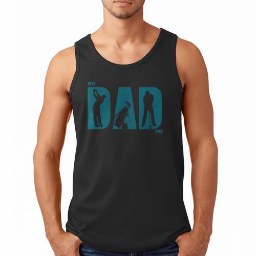 Best Golf Dad Ever T Shirt Golf Dad Shirt Men Tank Top - Father's Day Fun