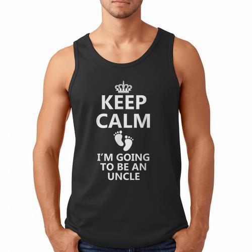 Best Uncle Art For Men Dad Pregnancy Reveal New Uncle To Be Men Tank Top - Father's Day Fun