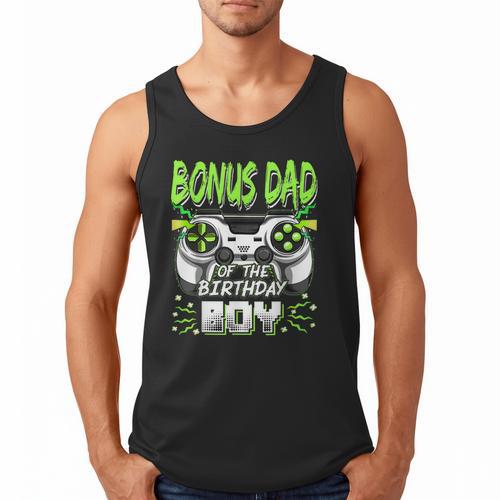 Bonus Dad Of The Birthday Boy Video Game Bday Party Men Tank Top - Father's Day Fun