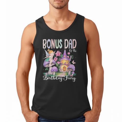 Bonus Dad Of The Birthday Fairy 1St Birthday Girl Party Men Tank Top - Father's Day Fun