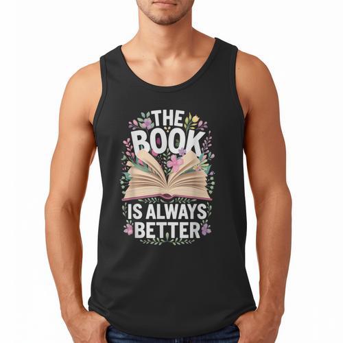 The Book Is Always Better Men Tank Top - Bookorys CA