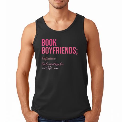 Book Boyfriends Definition Men Tank Top - Bookorys DE