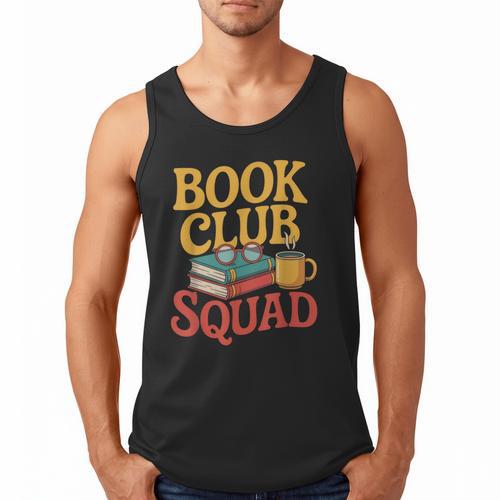 Book Club Squad Men Tank Top - Bookorys