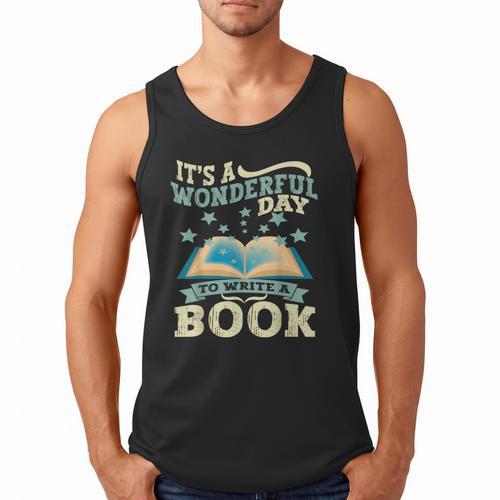 Book Lover Writer Author Men Tank Top - Bookorys