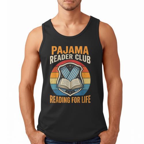 Book And Pajamas Reading Bedtime Men Tank Top - Bookorys