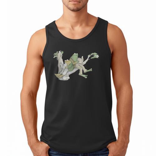 Book Shirt Frog Toad Vintage Book Frog Men Tank Top - Bookorys CA