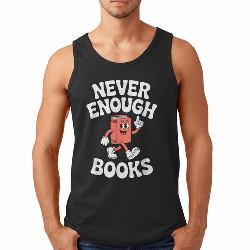 Books Or Book Reading Retro Men Tank Top - Bookorys