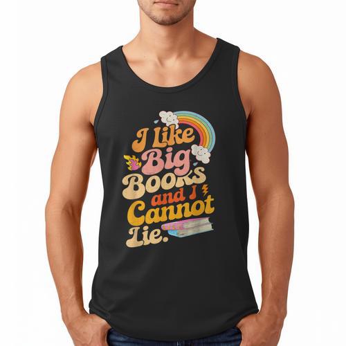 Books Reading Lover Bookworm Nerd Librarian Book Reader Men Tank Top - Bookorys