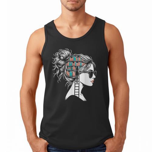 Bookworm Book Nerd Librarian Bookish Librarian Men Tank Top - Bookorys
