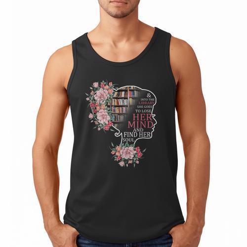 Bookworm Book Reader Book Nerd Book Reading Lover Men Tank Top - Bookorys