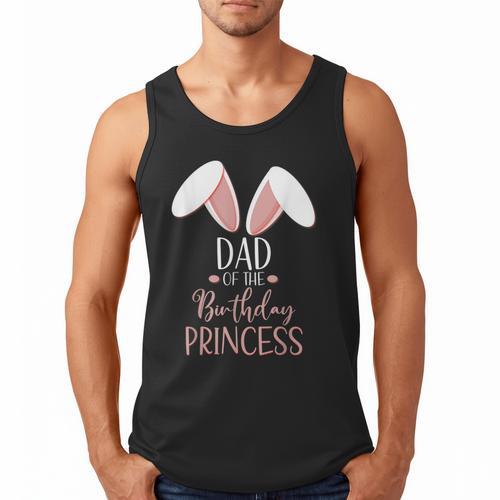 Bunny Dad Of The Birthday Princess Matching Family Men Tank Top - Father's Day Fun
