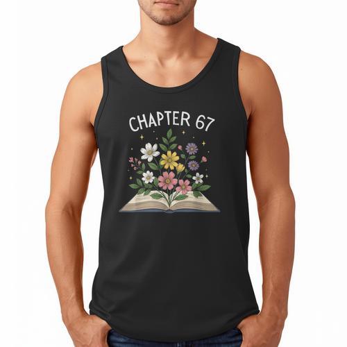 Chapter 67th Birthday Bookworm 67 Memes Book Lovers Men Tank Top - Bookorys
