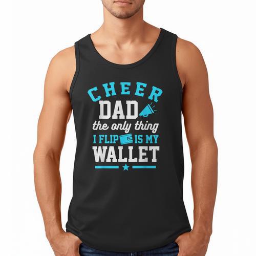 Cheer Dad Shirt Cheerleader Dad Cheerleading Competition Men Men Tank Top - Father's Day Fun