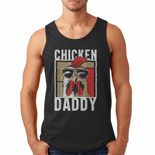 Chicken Daddy a Fun For Every Rooster In The Basket Men Tank Top - Father's Day Fun