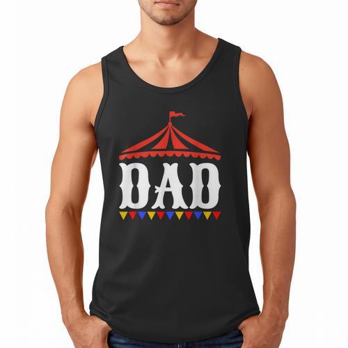 Circus Dad Of The Birthday Boy & Girl Carnival Family Outfit Men Tank Top - Father's Day Fun