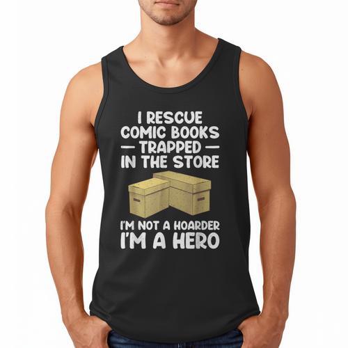 Cool Comic Book For Men Women Comic Book Collector Men Tank Top - Bookorys