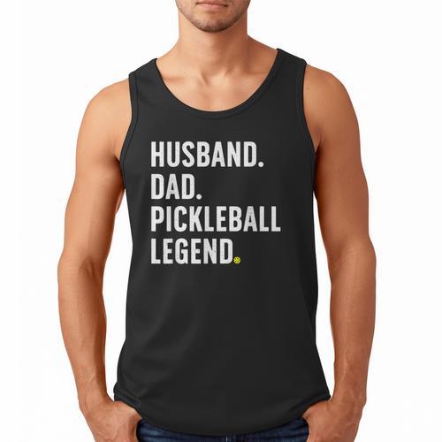 Cool Pickleball For Men Husband Dad Legend Pickleball Player Men Tank Top - Father's Day Fun