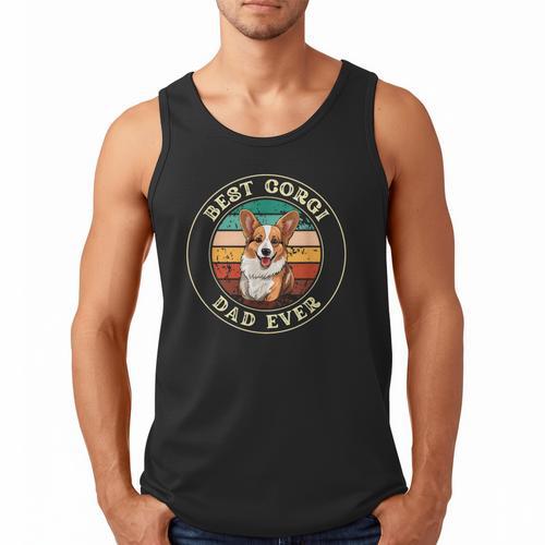 Corgi Dad Idea For Men Men Tank Top - Father's Day Fun