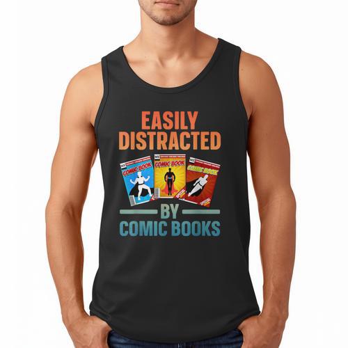 Cute Comic Book For Men Women Comic Book Collector Men Tank Top - Bookorys