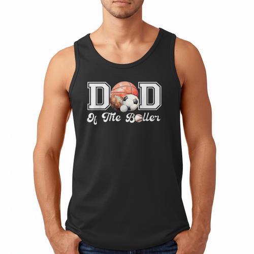 Dad Of The Birthday Boller Born 2 Ball Matching Family Party Men Tank Top - Father's Day Fun