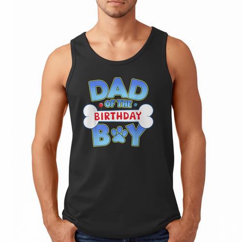 Dad Of The Birthday Boy Matching Dog Family Birthday Party Men Tank Top - Father's Day Fun