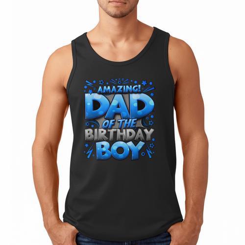 Dad Of The Birthday Boy Matching Family Father Men Tank Top - Father's Day Fun