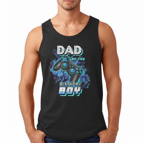 Dad Of The Birthday Boy Matching Video Game Birthday Party Men Tank Top - Father's Day Fun