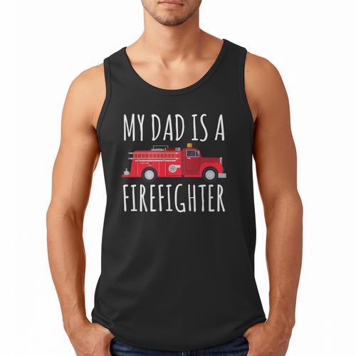 My Dad Is A Firefighter Men Tank Top - Father's Day Fun