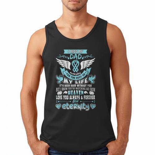 Dad Is My Guardian Angel Missing Memorial Day For Men Women Men Tank Top - Father's Day Fun